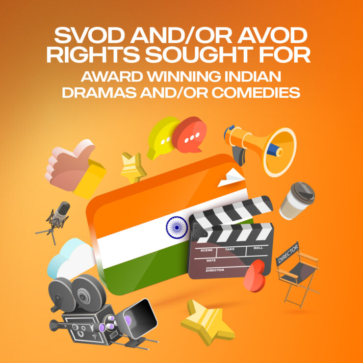 SVOD and/or AVOD rights sought for award winning Indian dramas and/or comedies