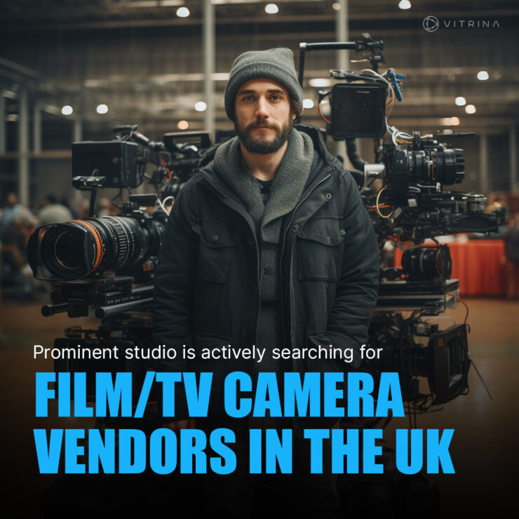 Prominent studio is actively searching for film/TV camera vendors in the UK